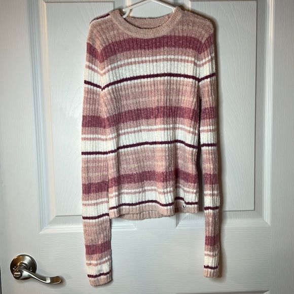 Abercrombie Kids Buttery Soft Striped Sweater 9/10 - Picture 1 of 7
